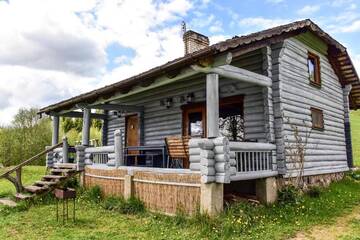Фото номера Вилла с 2 спальнями Загородные дома Prie Melnyčios г. Дубингяй 10